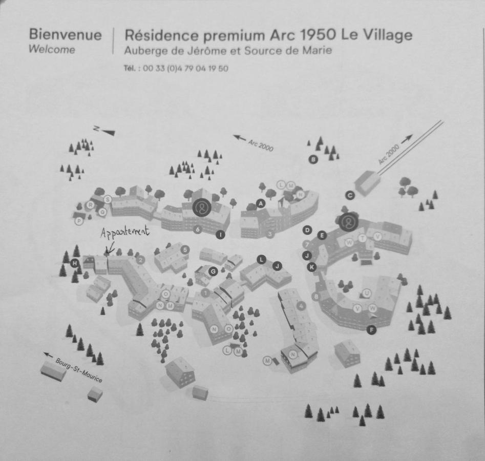 Arc 1950 Appartement 4 Personnes Ski Aux Pieds Les Arcs  Kültér fotó